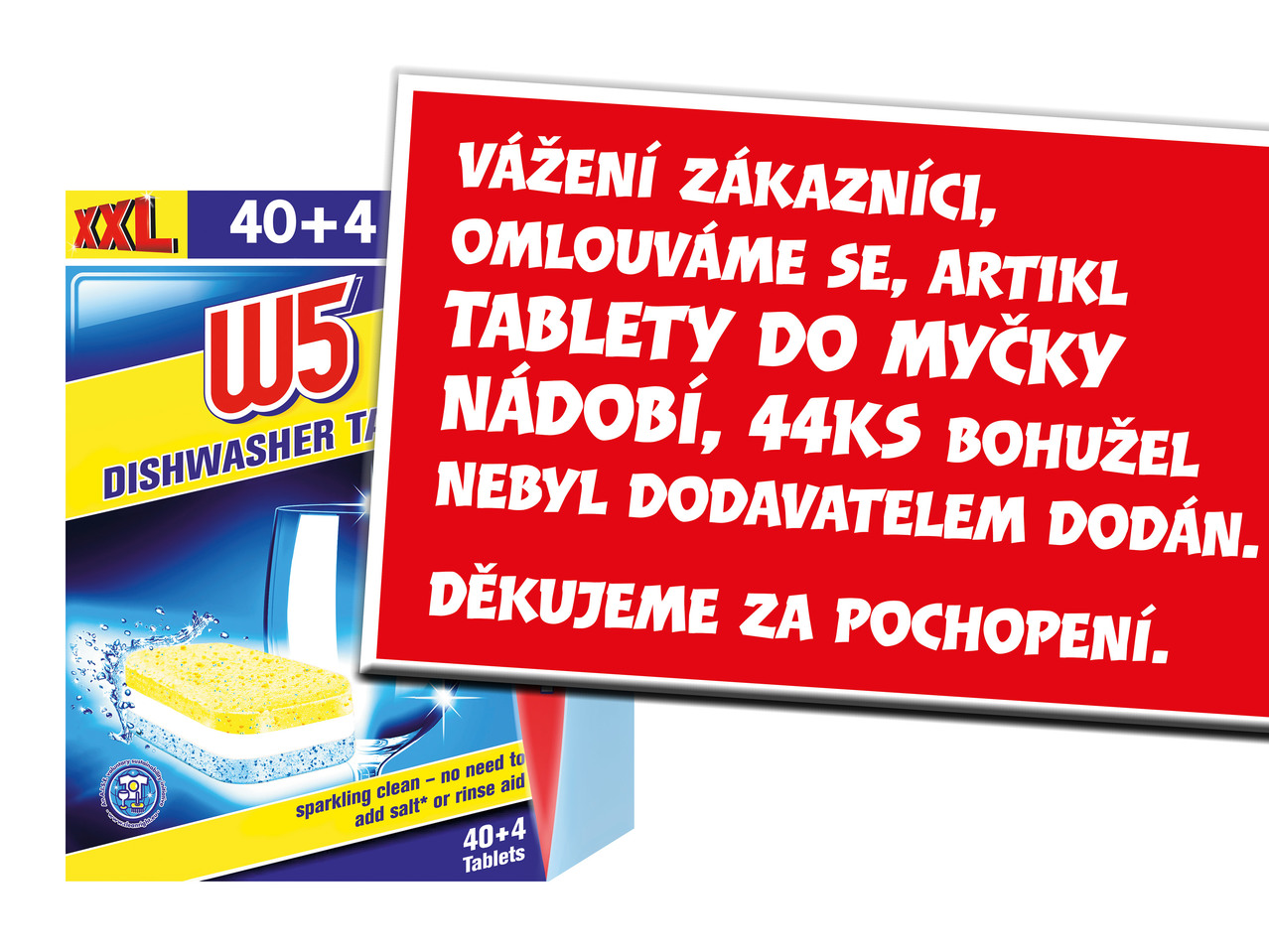 TABLETY DO MYČKY NÁDOBÍ