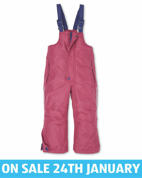 Crane Infants Berry Snow Salopettes