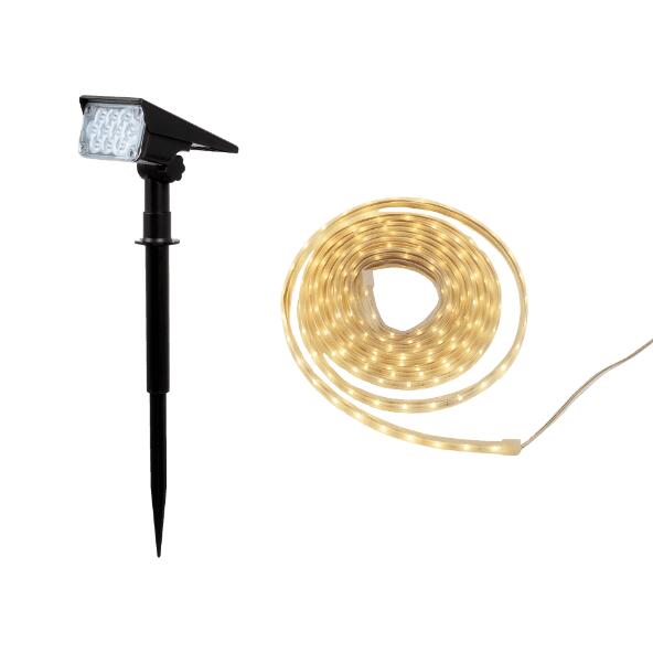 CASALUX(R) 				Solarbetriebener LED-Strahler oder LED-Streifen
