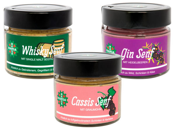 RAMSA Cassis-, Gin- oder Whiskey-Senf