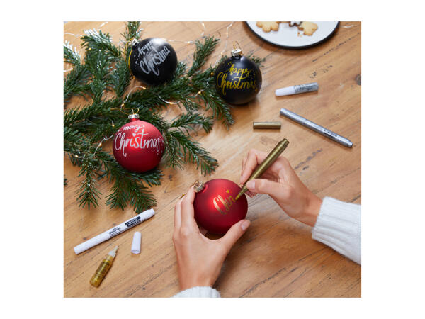 Crelando Paint Your Own Christmas Baubles Kit