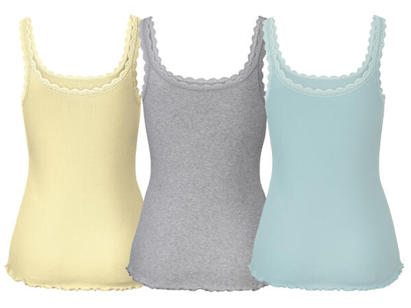 Ladies' Ribbed Vests