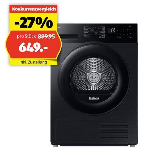 SAMSUNG Wäschetrockner DV5000, DV90DG52A0ABWS, Schwarz