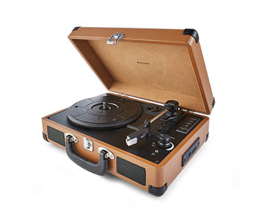 Retro Turntable Brief Case