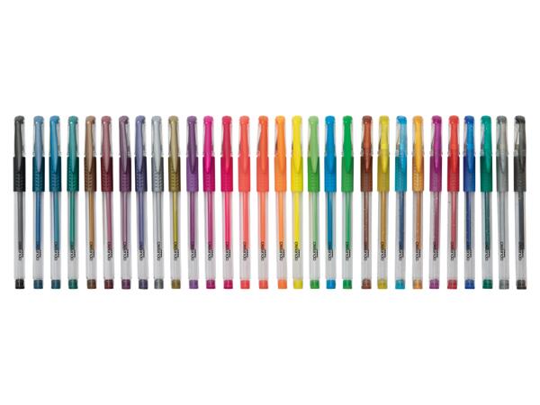 Gelpennor, 30-pack