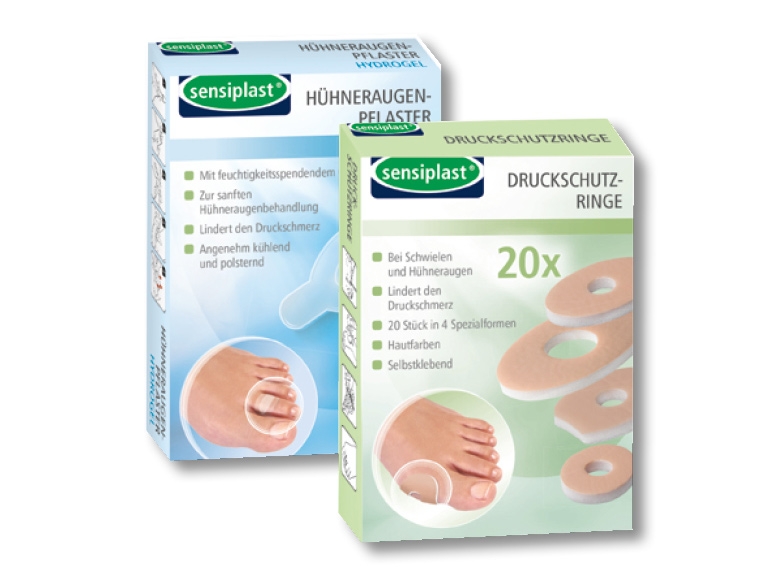 Pansements pour œils-de-perdrix, lot de 10/ protections pour callosités, lot de 20