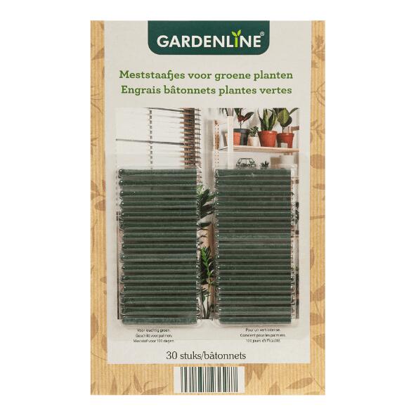 GARDENLINE(R) 				Biologische meststaafjes, 30 st.