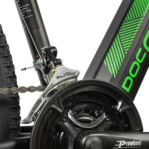 DOC GREEN E-Mountainbike HT 27,5" mit hydraulischen Bremsen