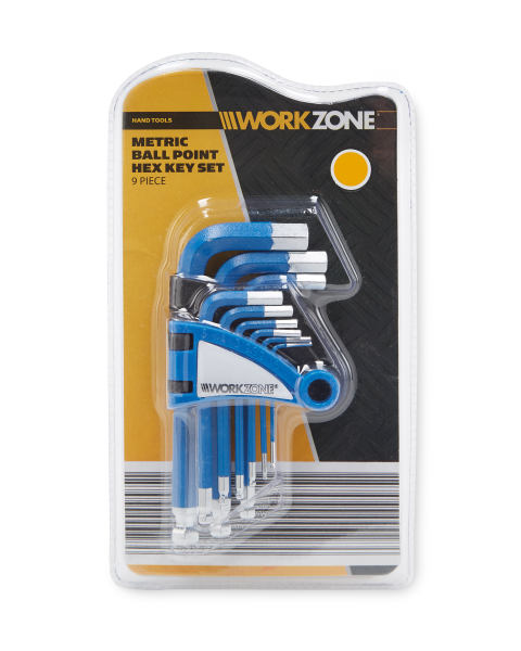 Workzone 9 Piece Metric Hex Key