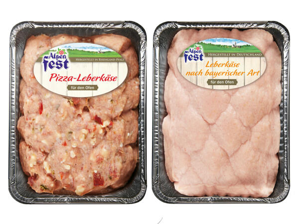 ALPENFEST Leberkäse am Stück