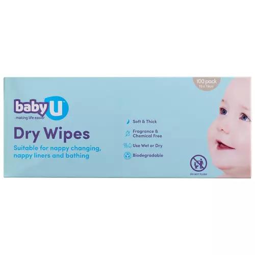 Dry Wipes 100 Pack