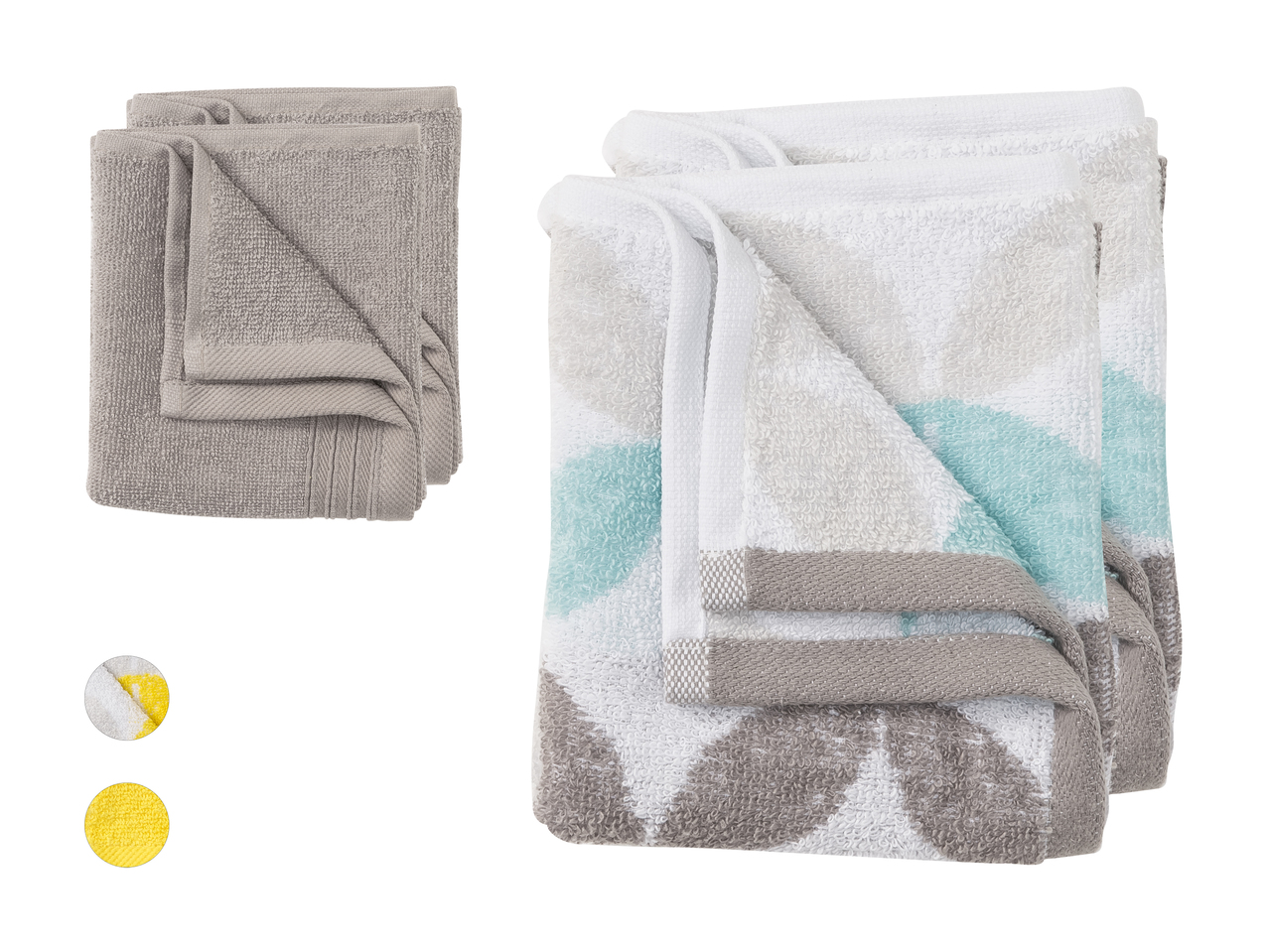 Serviettes d'invités éponge, lot de 2