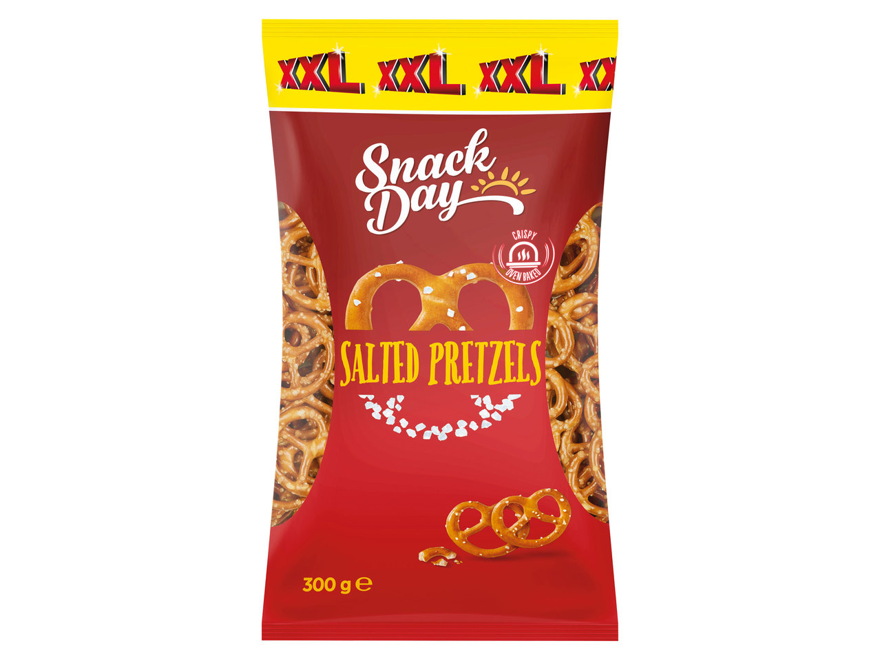 SNACK DAY Salzbrezeln 250 g + 50 g gratis