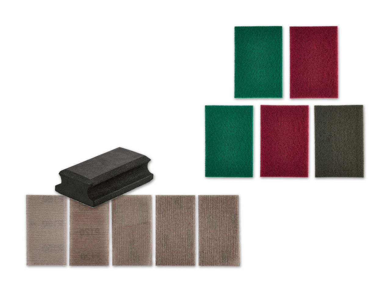 Schleifpad-/​Handschleif-Set
