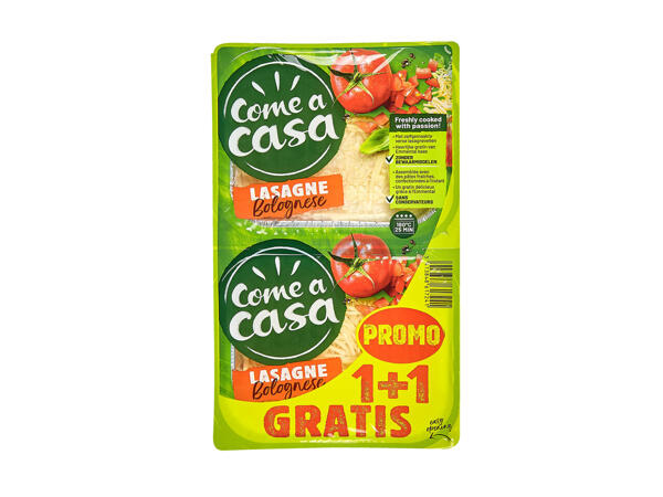 Lasagne bolognaise ou macaronis