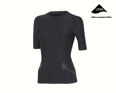 Ladies Compression Underwear – Short Sleeve Tops or Shorts
