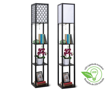 Easy Home 3-Shelf Floor Lamp