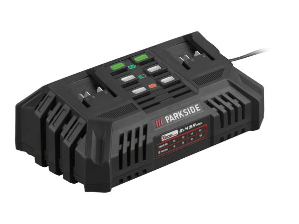 20V, 2x 4.5A Dual Battery Charger