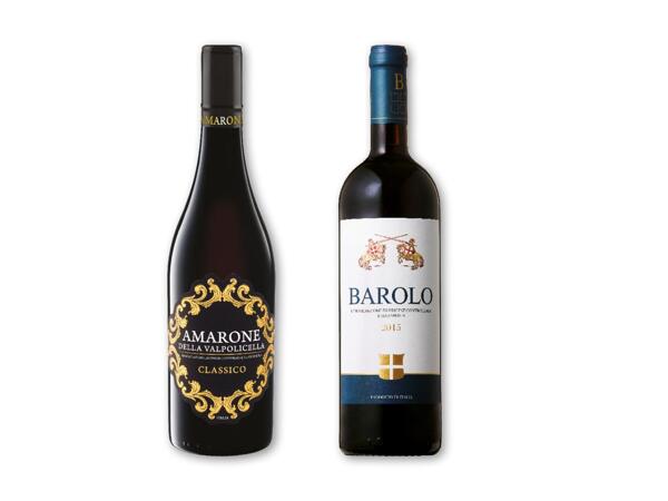 Barolo eller Amarone della Valpolicella