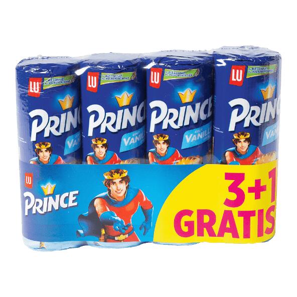 LU PRINCE(R) 				Vanillebiscuits, 4-pack