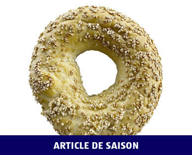 PANETTERIA 
 BAGEL AUX GRAINES DE SÉSAME