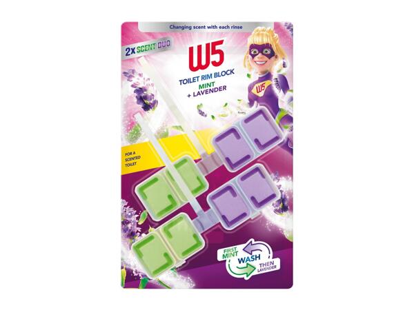 W5 Toilet Rim Block Twin Pack Assorted