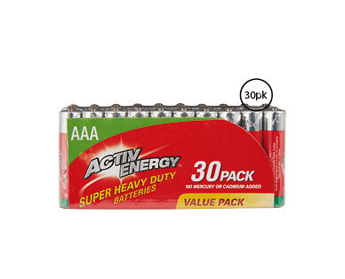ActivEnergy Super Heavy Duty Batteries 30pk