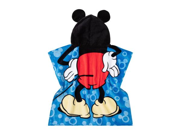 Kids' Mickey Mouse Towelling Poncho