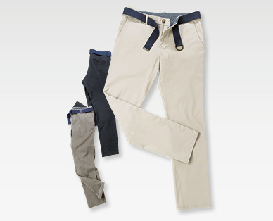 Pantalon pour hommes avec ceinture HANBURY MEN'S FASHION