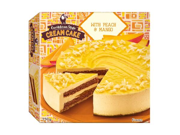 Tarte au fromage frais et à la mangue