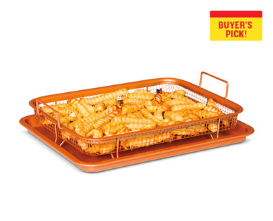 Crofton Nonstick Copper Crisper