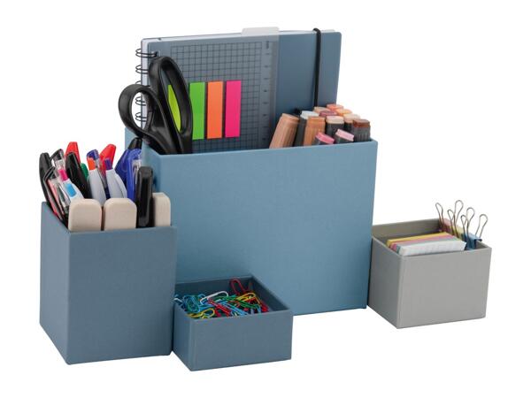 Crelando Blue Pen Holder Set - Set of 4