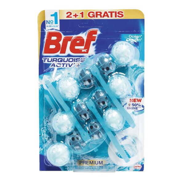 BREF WC(R) 				Blocs pour W.-C., 3 pcs