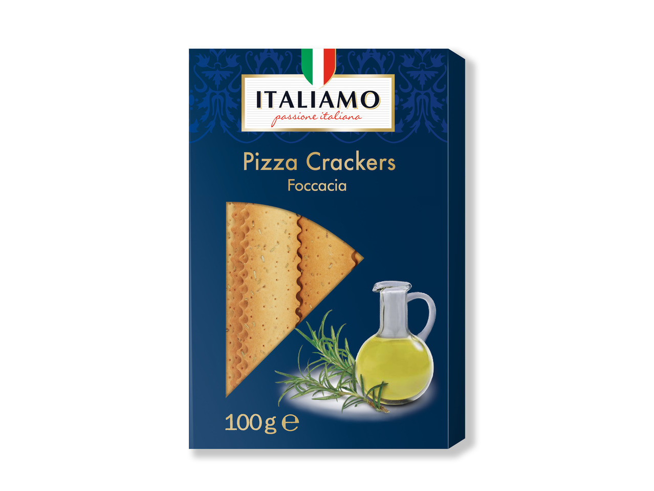 Pizza crackers