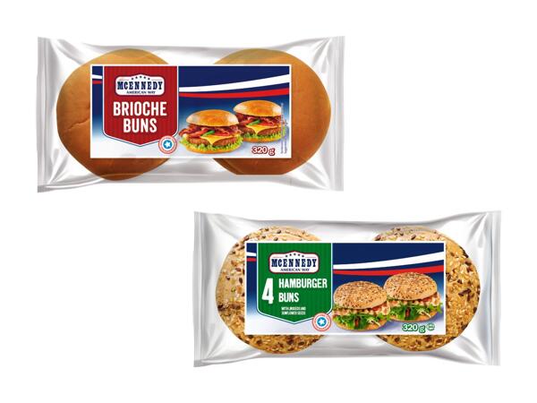 Pains pour hamburger