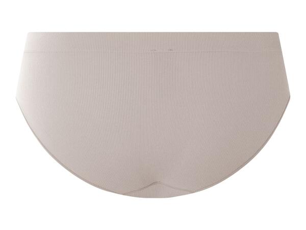 Esmara Ladies' Ribbed Briefs - 3 Pack - Beige