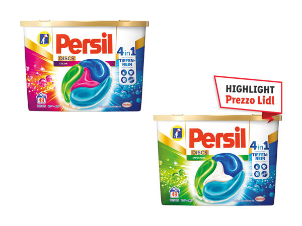 Detersivo in dischi universale/per colorati Persil