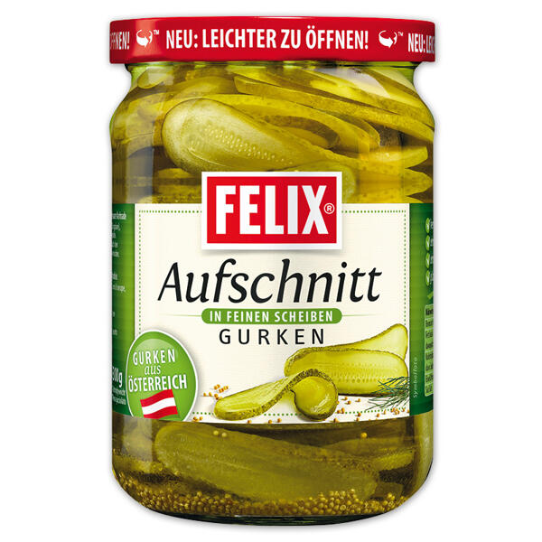 Aufschnitt Gurken