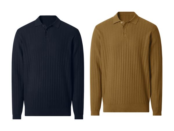 Pull polo en maille