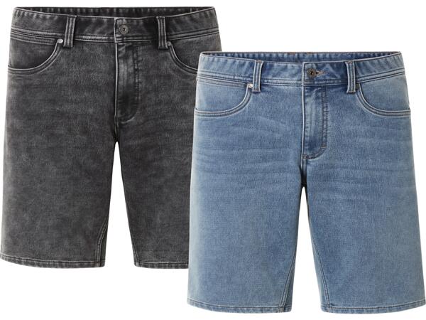 Sweat denimshorts