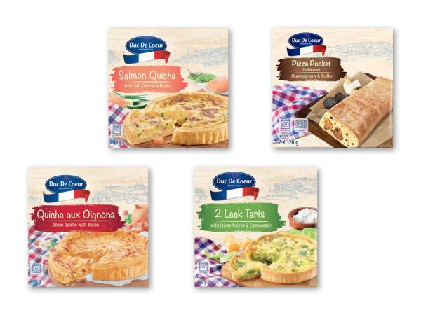 DUC DE COEUR Tærter eller Pizza Pocket