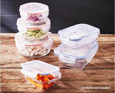 Glass Storage Containers 3pc Set