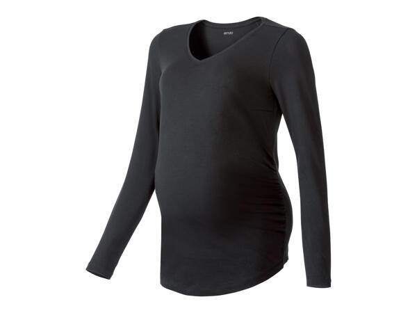 Maternity Long- Sleeved Top