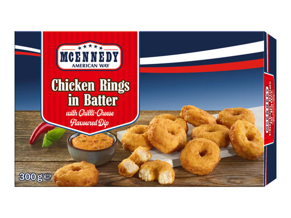 McEnnedy Chicken Rings in Batter