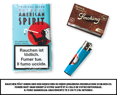 Lot RYO, 4 pièces AMERICAN SPIRIT