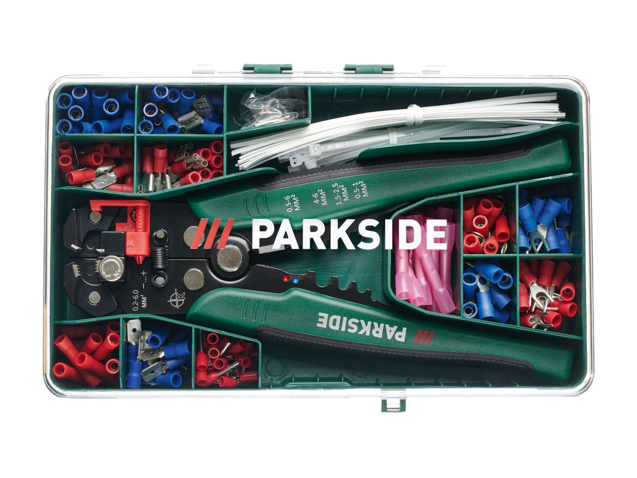 PARKSIDE(R) 3i1 automatisk wirestripper- og krympetangsæt