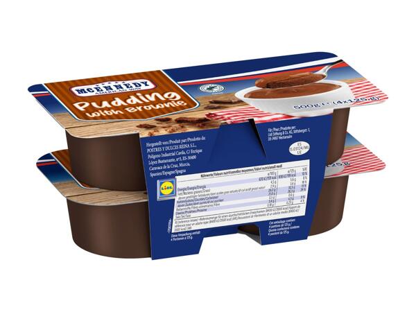Pudding avec brownie