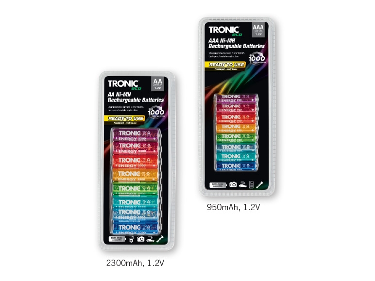 TRONIC Micro Ni-MH Rechargeable Batteries