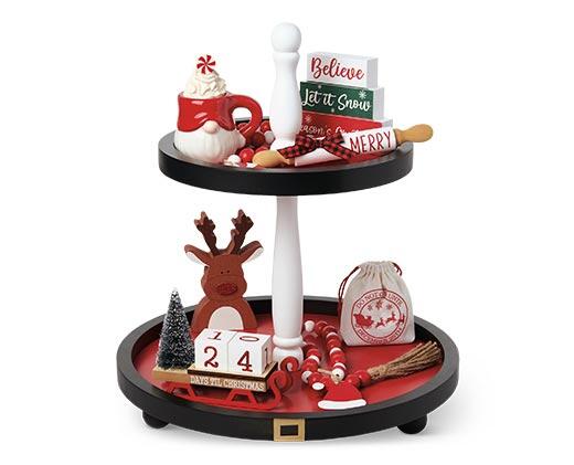 Merry Moments Two Tier Tray