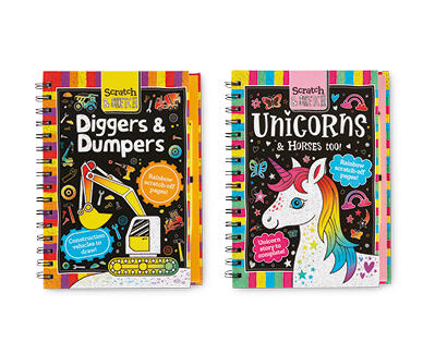 Scratch and Sketch Books